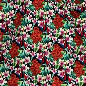 South Sea Imports “Caribbean Cruising” Floral Patterned Fabric